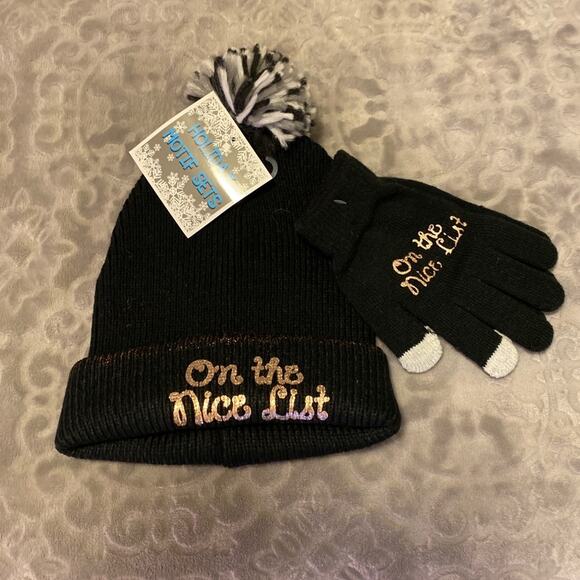 On the Nice List Knit Hat - Picture 3 of 5